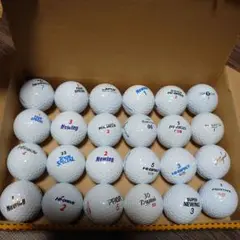 美品　ブランドMIX　ゴルフボール 24個　①③