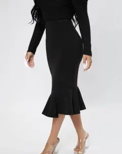 SHEIN ハイウェスト マーメイドスカート