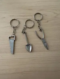 工具デザインキーホルダー　3点セット