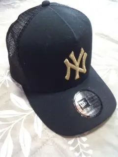 New Era NYロゴ ブラックキャップ