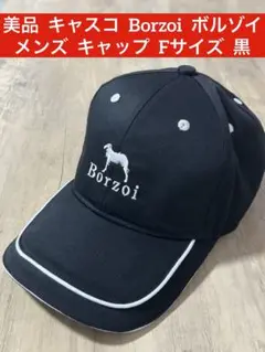 美品　キャスコ　Borzoi　ボルゾイ　メンズ　Fサイズ　黒
