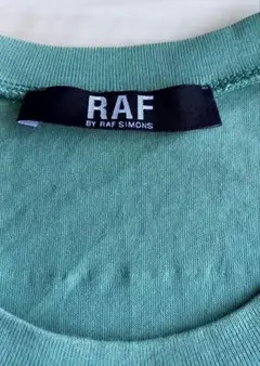 RAF by Raf Simons バックプリントロングTシャツ