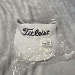 新品　Titleist タイトリスト　ゴルフサンバイザー　白黒