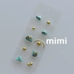 耳ツボジュエリー　ターコイズ　no.135