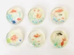 ハンドメイド　金魚の箸置き　6枚
