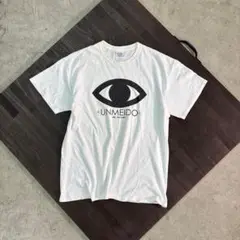 7SM3【GILDAN】プリントTシャツ　半袖　ホワイト　古着used