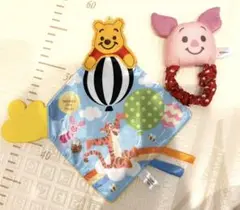 カミカミゆびさき布あそび くまのプーさん&ピグレットからからラトル