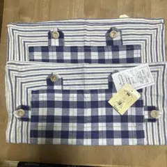 ボタンクッションカバー2枚セット