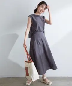 ViS 新品リネンワンピース
