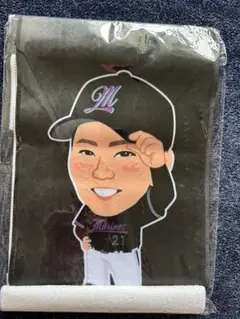 千葉ロッテマリーンズ　石川柊太　モバガチャ　マフラータオル