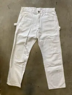【即日発送】Dickes ホワイト　ペインターパンツ　白 ゴールデンサイズ