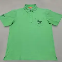 美品 BEAMS GOLF ビームスゴルフ 半袖ポロシャツ M グリーン