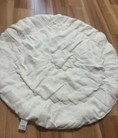 sunny tomorrow円形コットン敷きパッド 約80cm