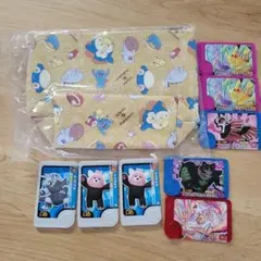 ポケモンフレンダ8枚セット　　ミスドポケモンポーチセット