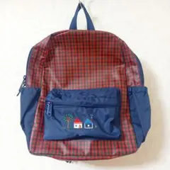 【美品】ファミリア リュック チェック