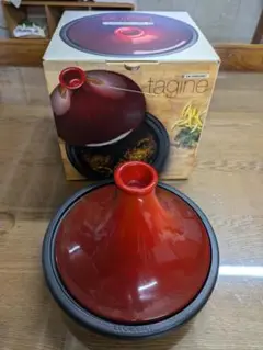 ル・クルーゼ　セラミックタジン鍋　赤　27 Amazon｜ルクルーゼ タジン27cm チェリーレッド 25138-27-06
