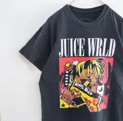US古着 JUICE WRLD ジュースワールド ラップTシャツ ラッパー 黒