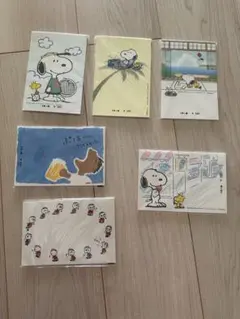 スヌーピー ポストカード　1組8枚　6セット Hallmark