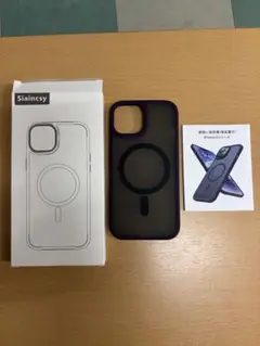iPhone 15 カバー紫マグネットxoo150jpfz