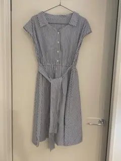 ノースリーブ　ワンピース　ストライプ　ワールド