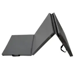 エクササイズマット １８0×６0×５折り畳み グレー ストレッチ ヨガ 筋トレ