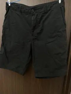 黒 コットン混紡 ショートパンツ　UNIQLO ユニクロ
