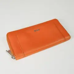 TUMI トゥミ レザー 長財布 ウォレット オレンジ レディース 028211