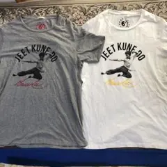 ブルースリーJEET KUNE DO Tシャツ 白　グレー2色セット新品未使用品