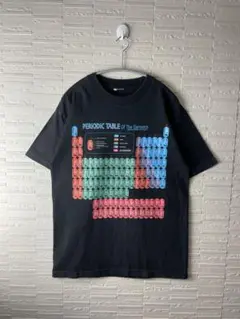 在原みゆ紀 元素記号 周期表 プリント Tシャツ Lサイズ 蓄光 90s 在原みゆ紀着用の元素記号Tシャツを買ってみた。写真付で解説