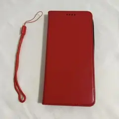 iPhone15 Pro Max ケース 手帳型 カード収納 スタンド機能 赤