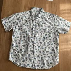 coen 花柄 半袖シャツ Sサイズ