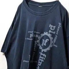 プラネットフィットネス ロゴ Tシャツ ブラック 黒 古着