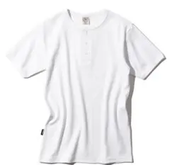 【3house 唾奇 io着用】AVIREXデイリーヘンリーネック半袖 Tシャツ