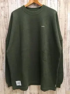 21aw WTAPS WAFFLE LS PEAC