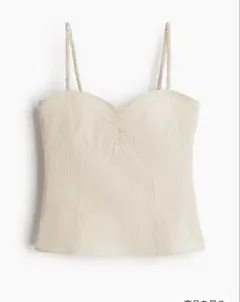H&M ギャザーキャミトップス