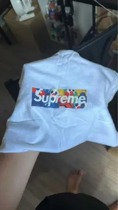Olaaolu Slawn Box Logo Tee ホワイト Sサイズ