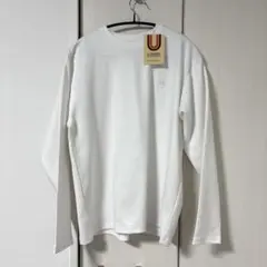 ユニバーサルオーバーオール別注リラックスフィットポンチロングスリーブTシャツ白M