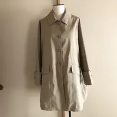 MACKINTOSH ゴム引きコート レオパード ベージュ系 サイズ6