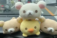 リラックマ タオル地 うつぶせぬいぐるみ 4種コンプリートセット
