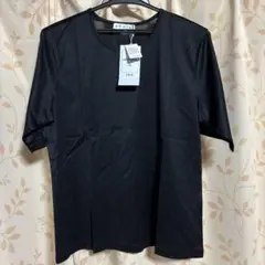 【新品】JARDINジャルダン　黒Tシャツ　ブラックTシャツ　半袖インナー　L
