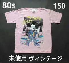 80s ディズニー Disney ミッキー 　ヴィンテージ Tシャツ　1989