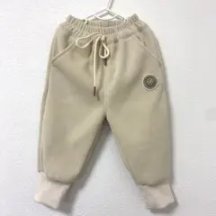 90cm  キッズ　裏起毛　パンツ　新品タグ付き