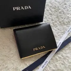 【極上美品】204 PRADA プラダ 2つ折り財布