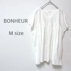 ボヌール　BONHEUR イタリア　トップス　レディース　ホワイト　ブラウス　M
