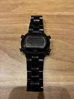 adidas ブラック デジタル腕時計