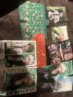 ダンガンロンパ　ブロマイド　ステッカー　狛枝　日向