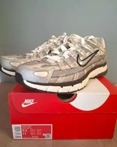 【美品】NIKE P-6000 Metallic silver 27.5cm
