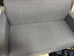 山善　ソファー　グレー