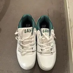 GAP ホワイト グリーン スニーカー