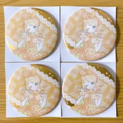 39culture 2023 大き目メタリック缶バッジ 鏡音リン 4点 ①